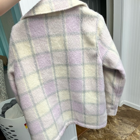 purple and yellow plaid jacket - Picture 2 of 3